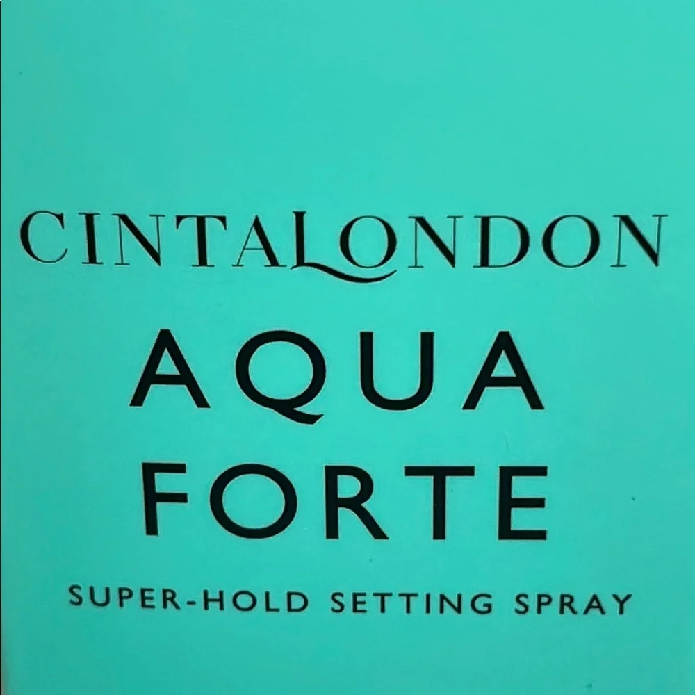 Cinta London, Aqua Forte, Super-Hold Setting Spray, 2.7fl. Oz., PAO 12M